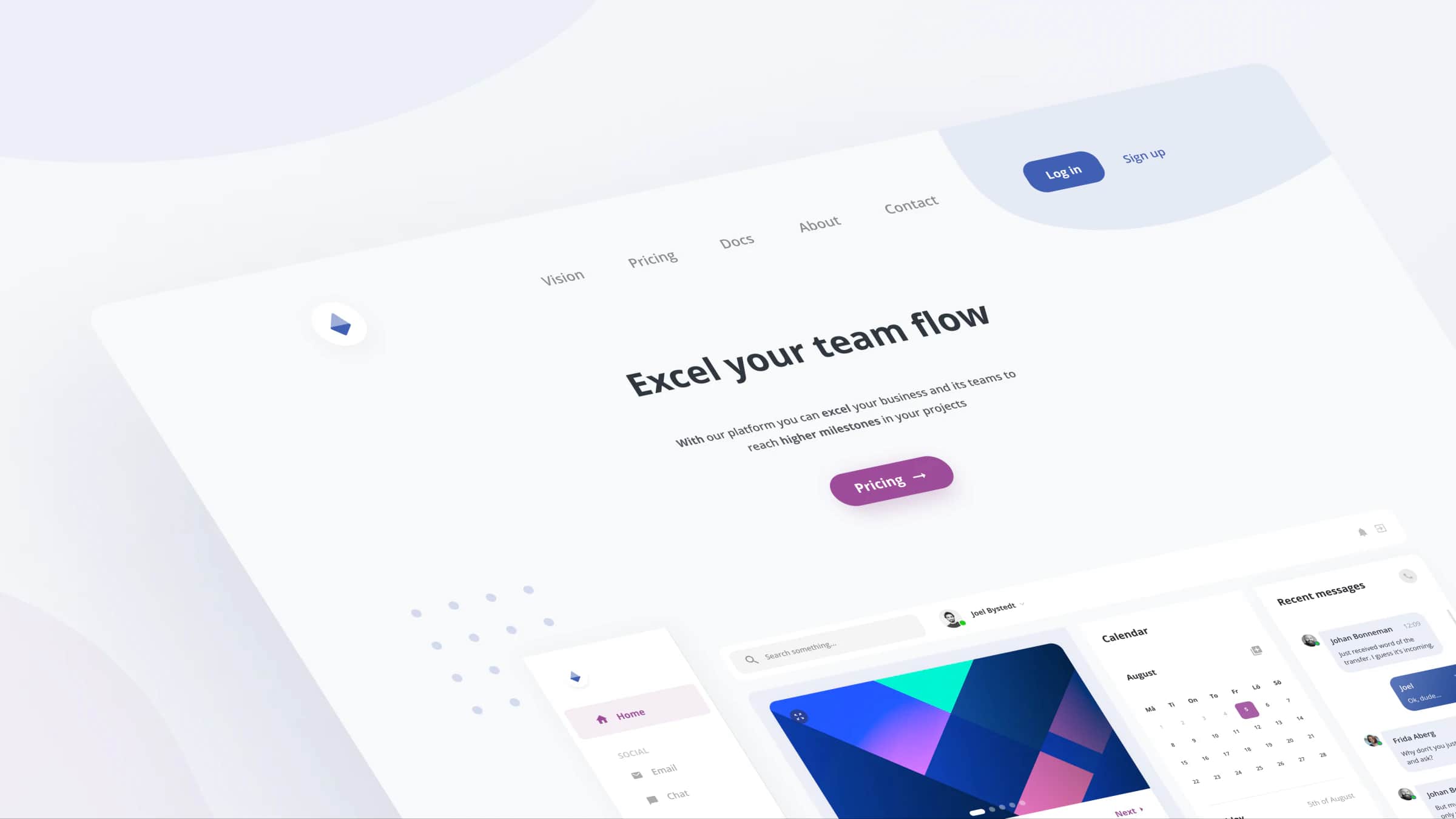 Homepage app